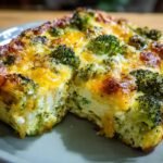 Breakfast Broccoli Bake Cheesy