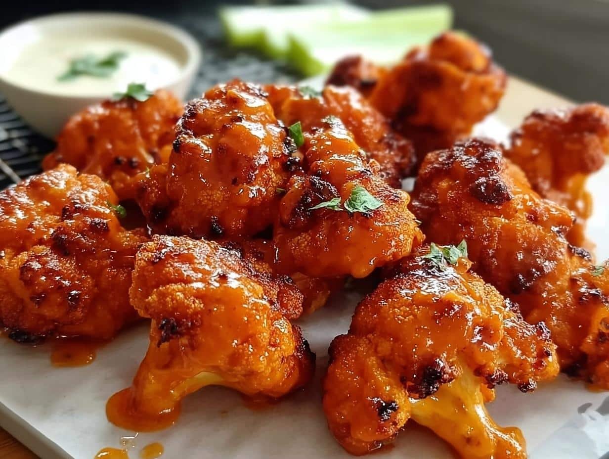 Incredible Buffalo Cauliflower Wings: Easy Recipe - Buffalo Cauliflower Wings Incredible - additional detail