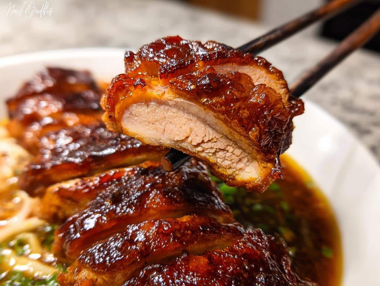 Chicken Chashu Japanese Braised: Luscious Bite - Chicken Chashu Japanese Braised - additional detail
