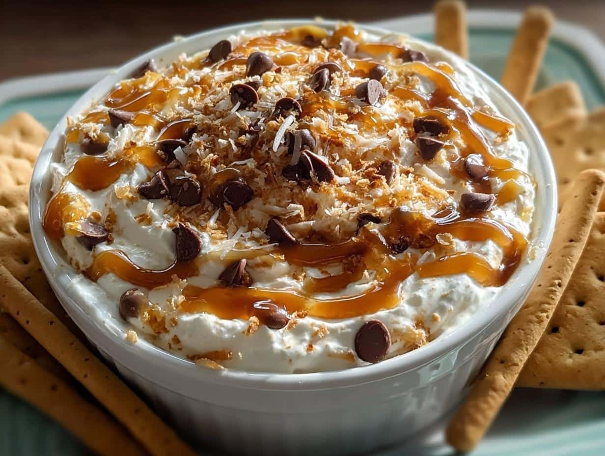 Coconut Chocolate Caramel Cookie Dip 10-Min - Coconut Chocolate Caramel Cookie - main visual representation