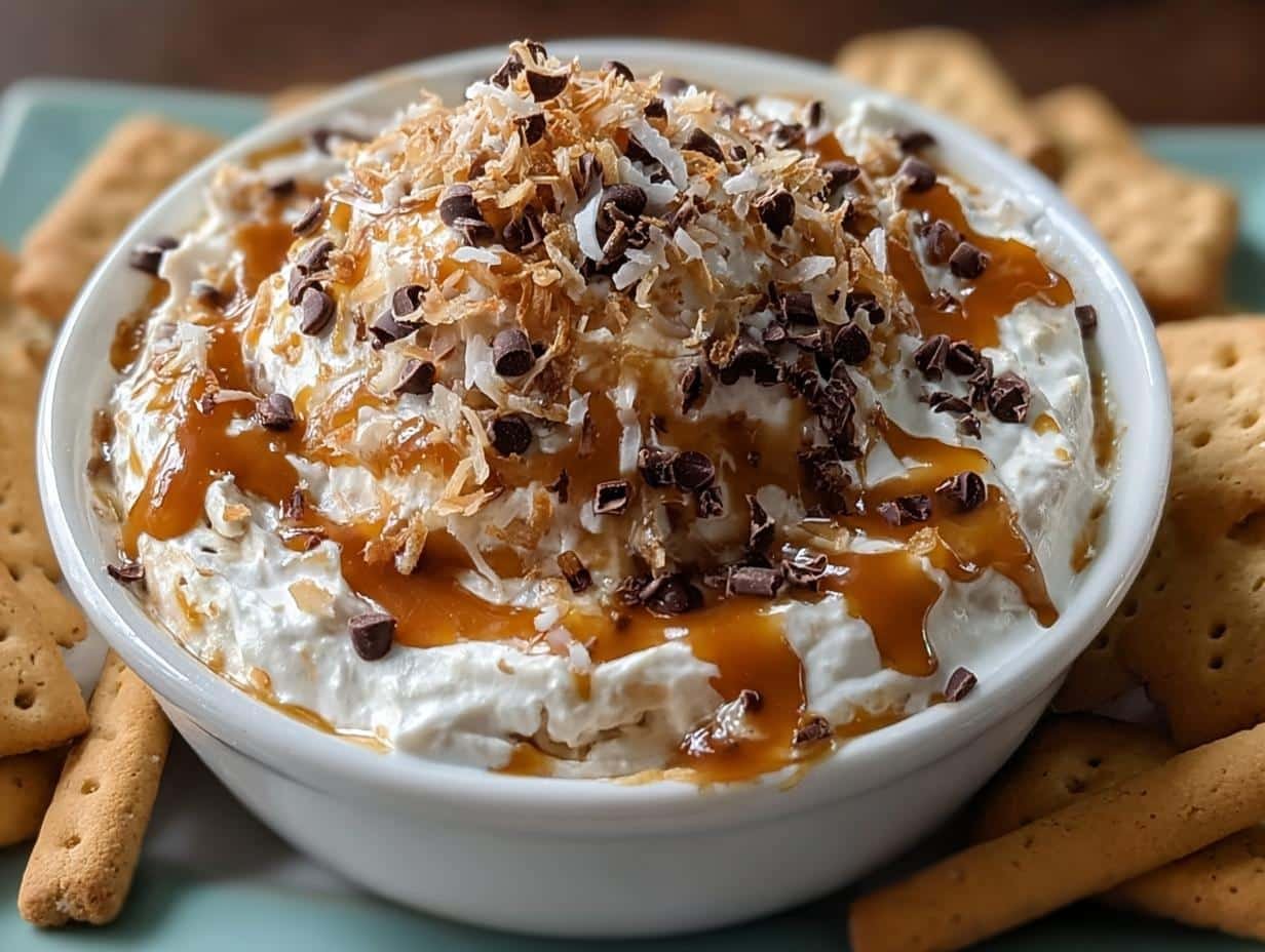 Coconut Chocolate Caramel Cookie