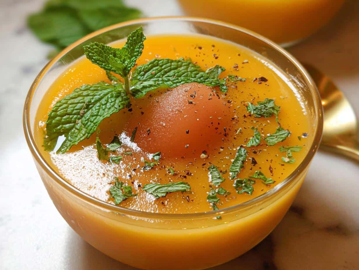 Cold Melon Soup Basil