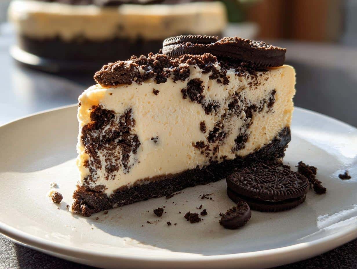 Cookies Cream Cheesecake: Easy 1-Hour Bake - Cookies Cream Cheesecake - additional detail