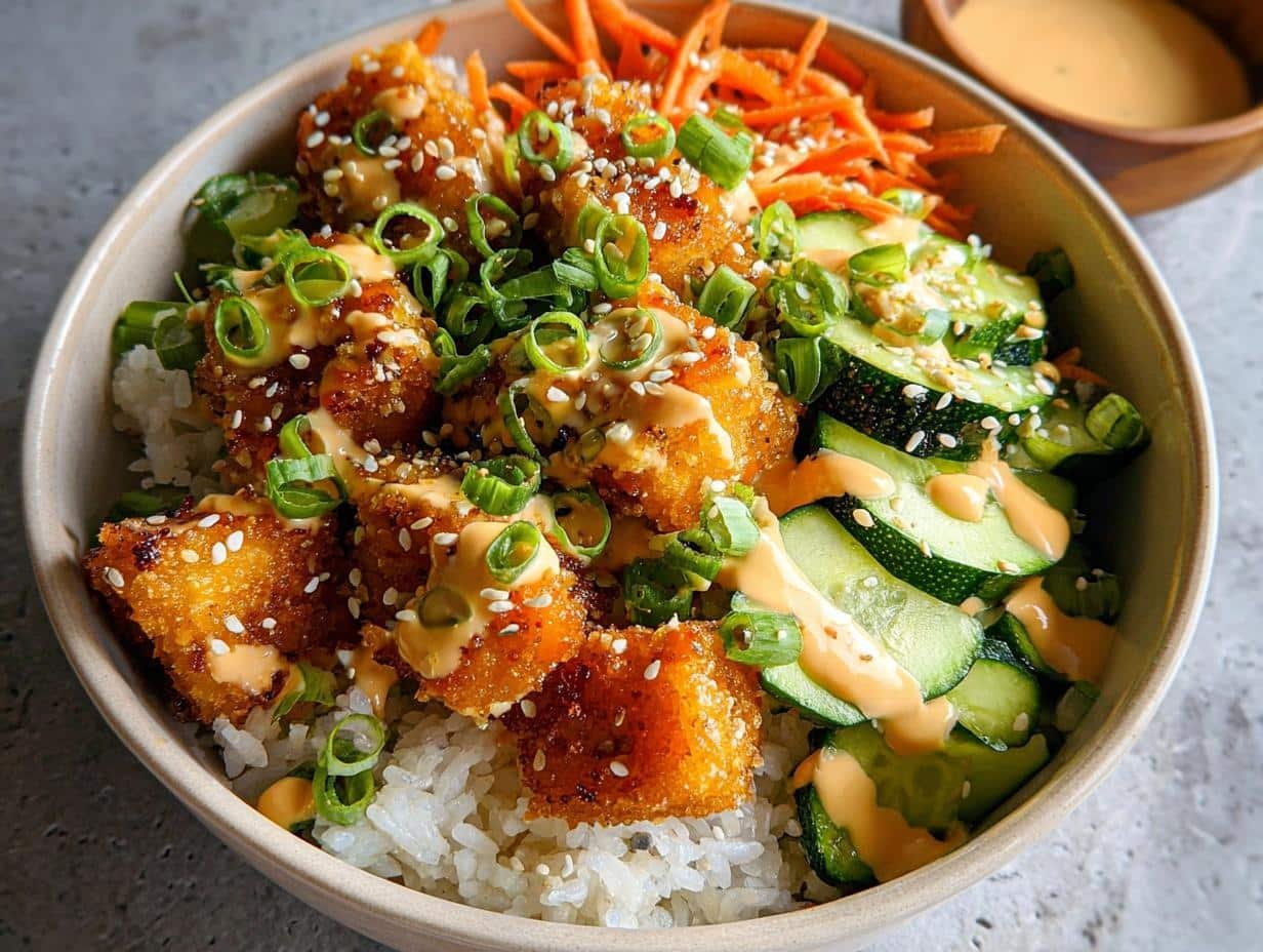 Crispy Bang Bang Salmon - Crispy Bang Bang Salmon - additional detail