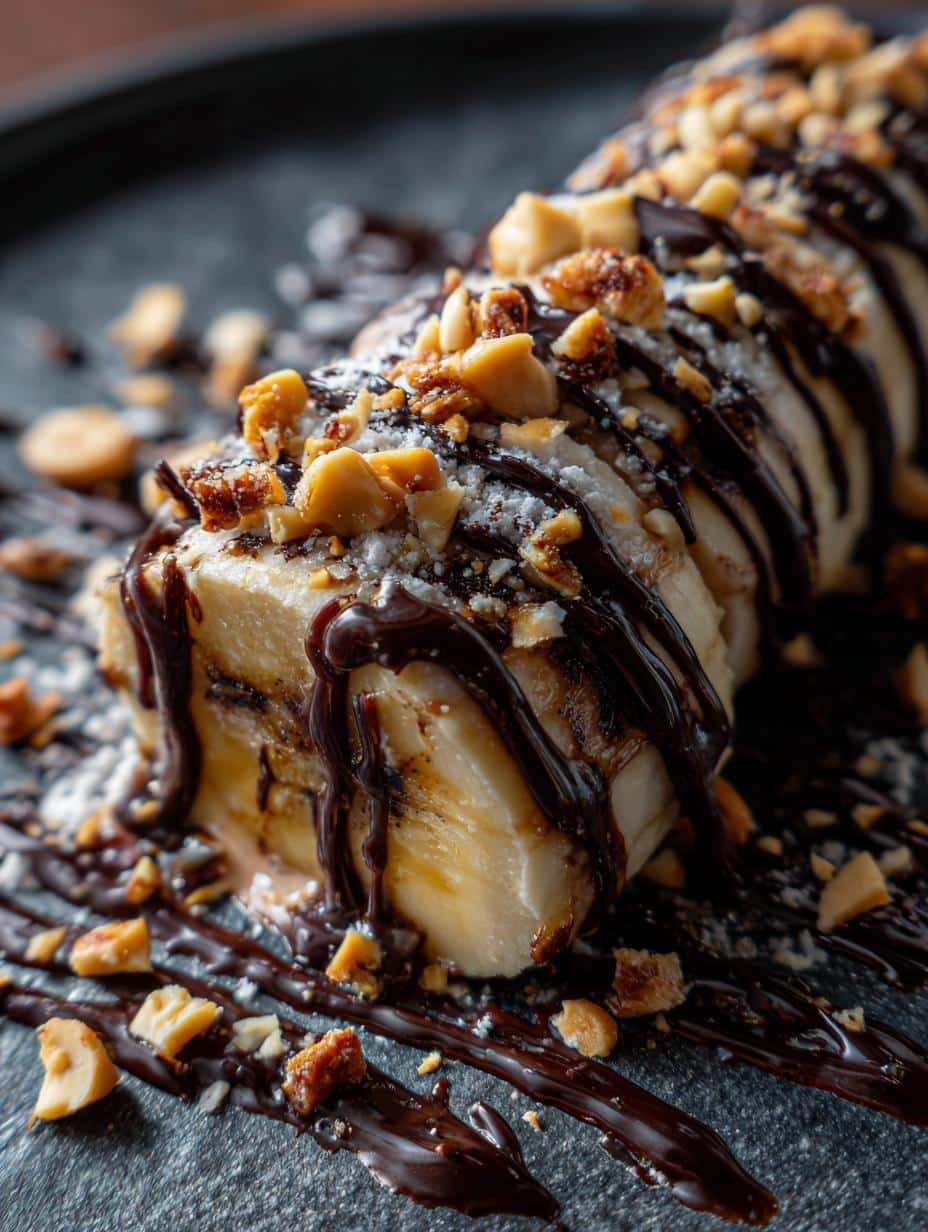 Frozen Banana Snickers - detail 1