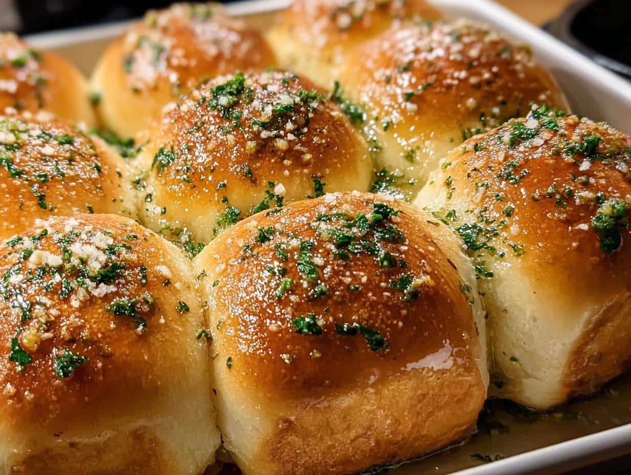 Amazing Garlic Bread Rolls: 12 Servings - Garlic Bread Rolls - additional detail