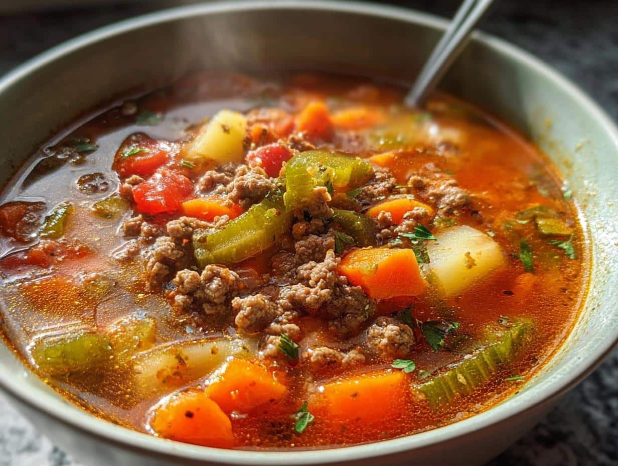 Hamburger Beef Soup