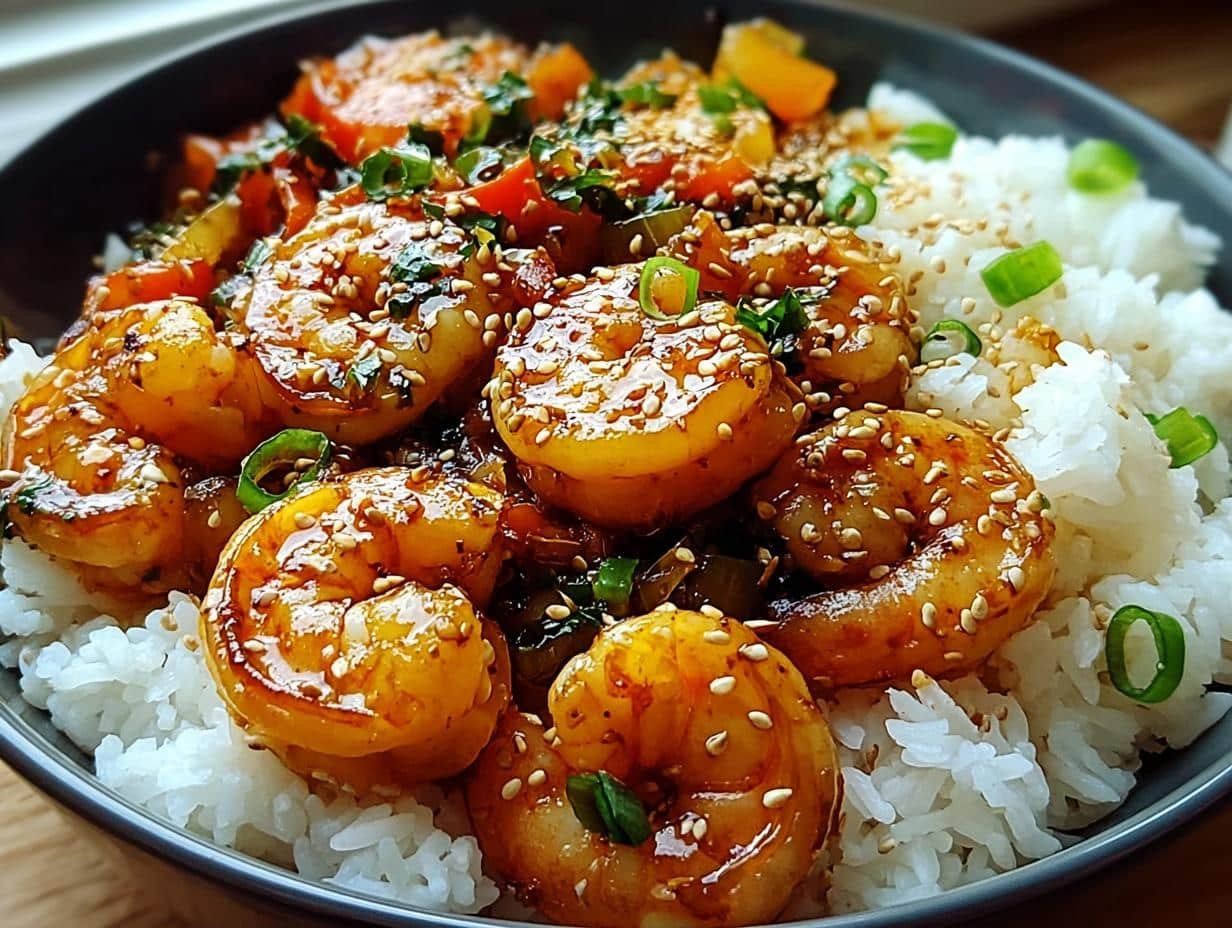 Honey Garlic Shrimp Rice: Easy 20-Min Flavor - Honey Garlic Shrimp Rice - additional detail
