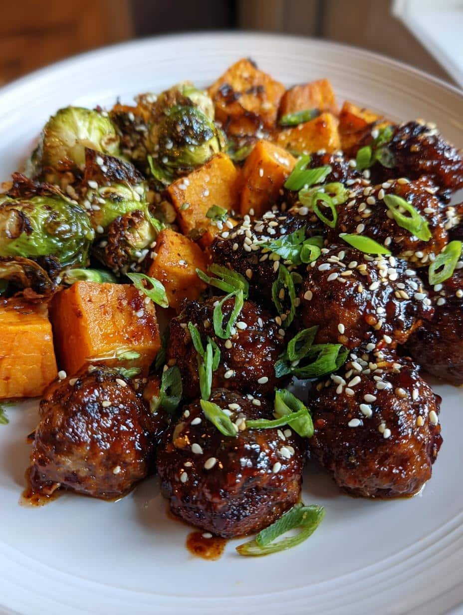 Korean BBQ Meatballs - detail 1
