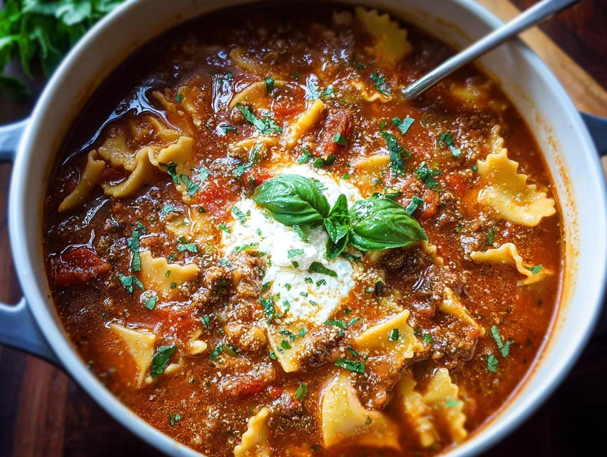 Lasagna Soup