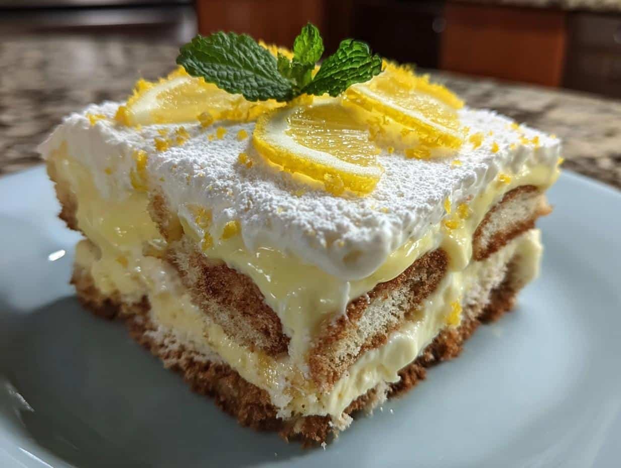 Lemon Limoncello Tiramisu Refreshing