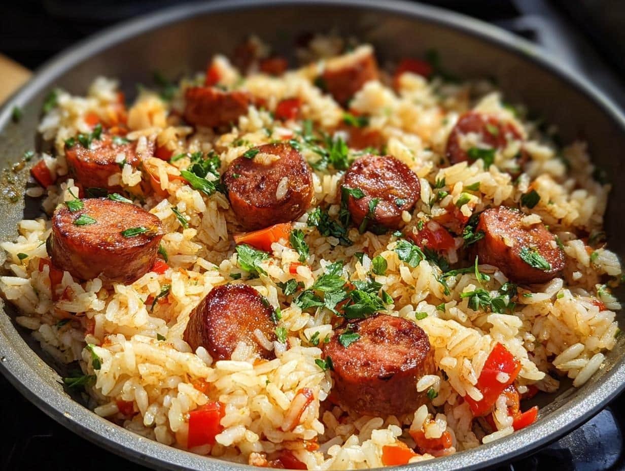 One Pot Smoked Sausage