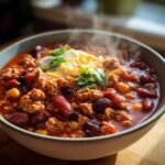 Slow Cooker Turkey Chili