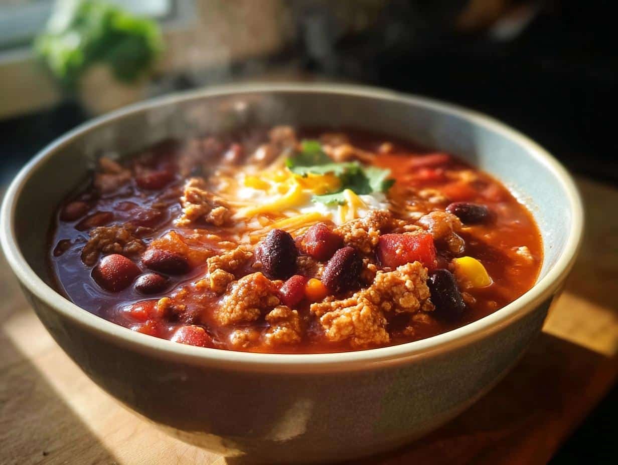Slow Cooker Turkey Chili: Deliciously Easy Dinner - Slow Cooker Turkey Chili - additional detail