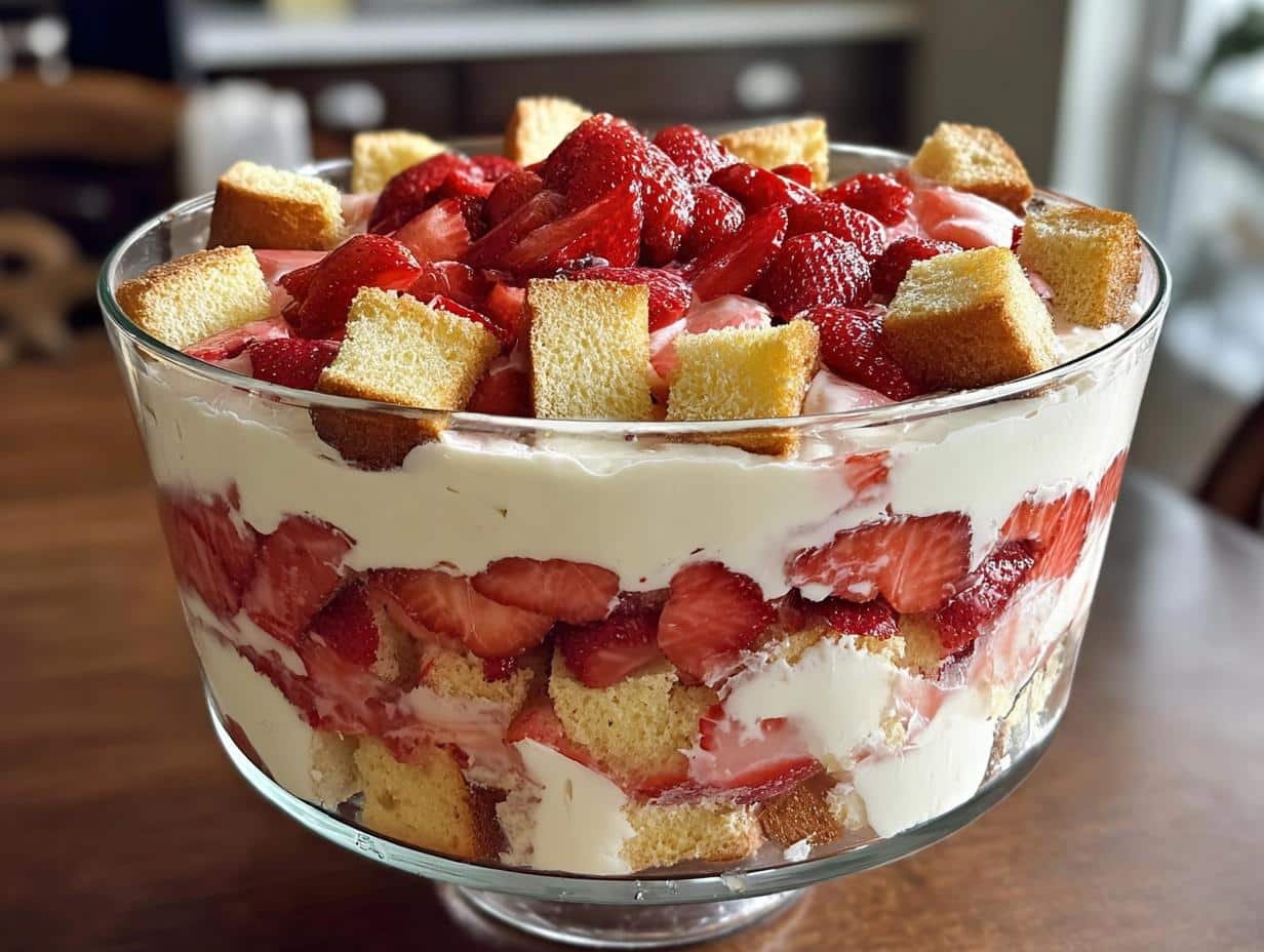 Amazing Strawberry Trifle Pound Cake: 32 oz Strawberries - Strawberry Trifle Pound Cake - additional detail