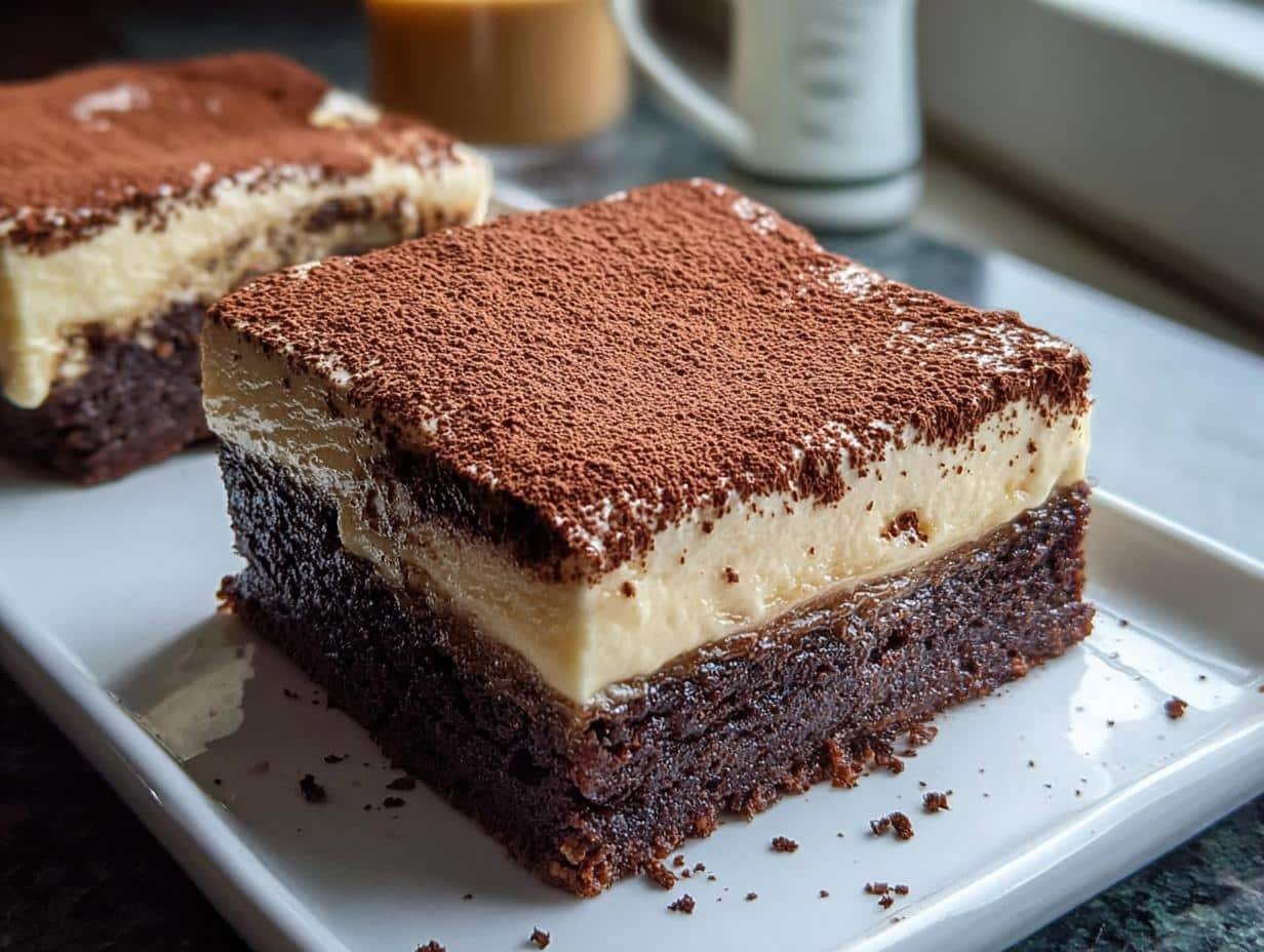 Tiramisu Brownies: Incredible 4-ingredient Magic - Tiramisu Brownies Incredible You - additional detail