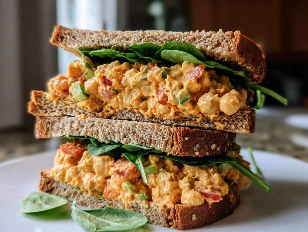 Spicy Vegan Buffalo Chickpea Salad: 10-Min Magic - Vegan Buffalo Chickpea Salad - additional detail