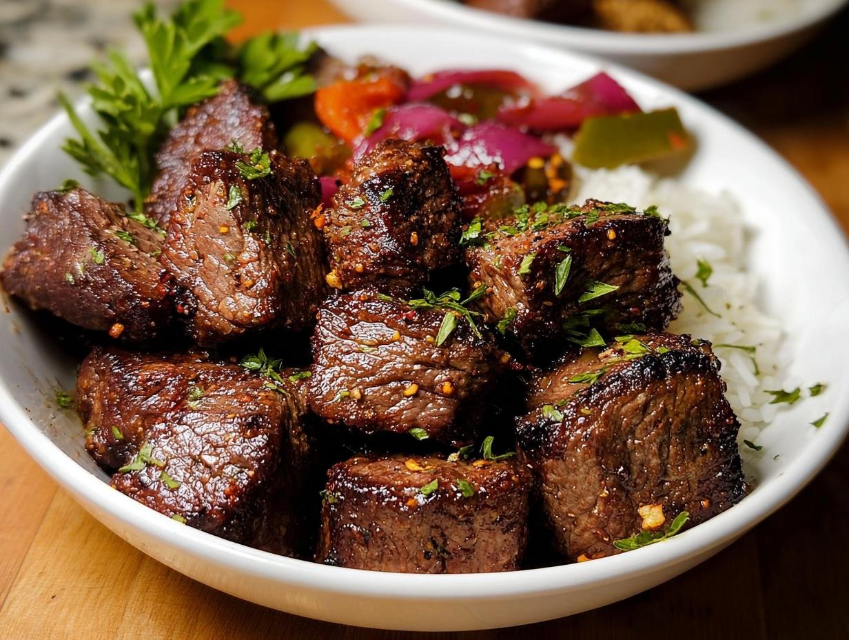 Air Fryer Steak Bites: Amazing 7 Minute Meal - Air Fryer Steak Bites - additional detail