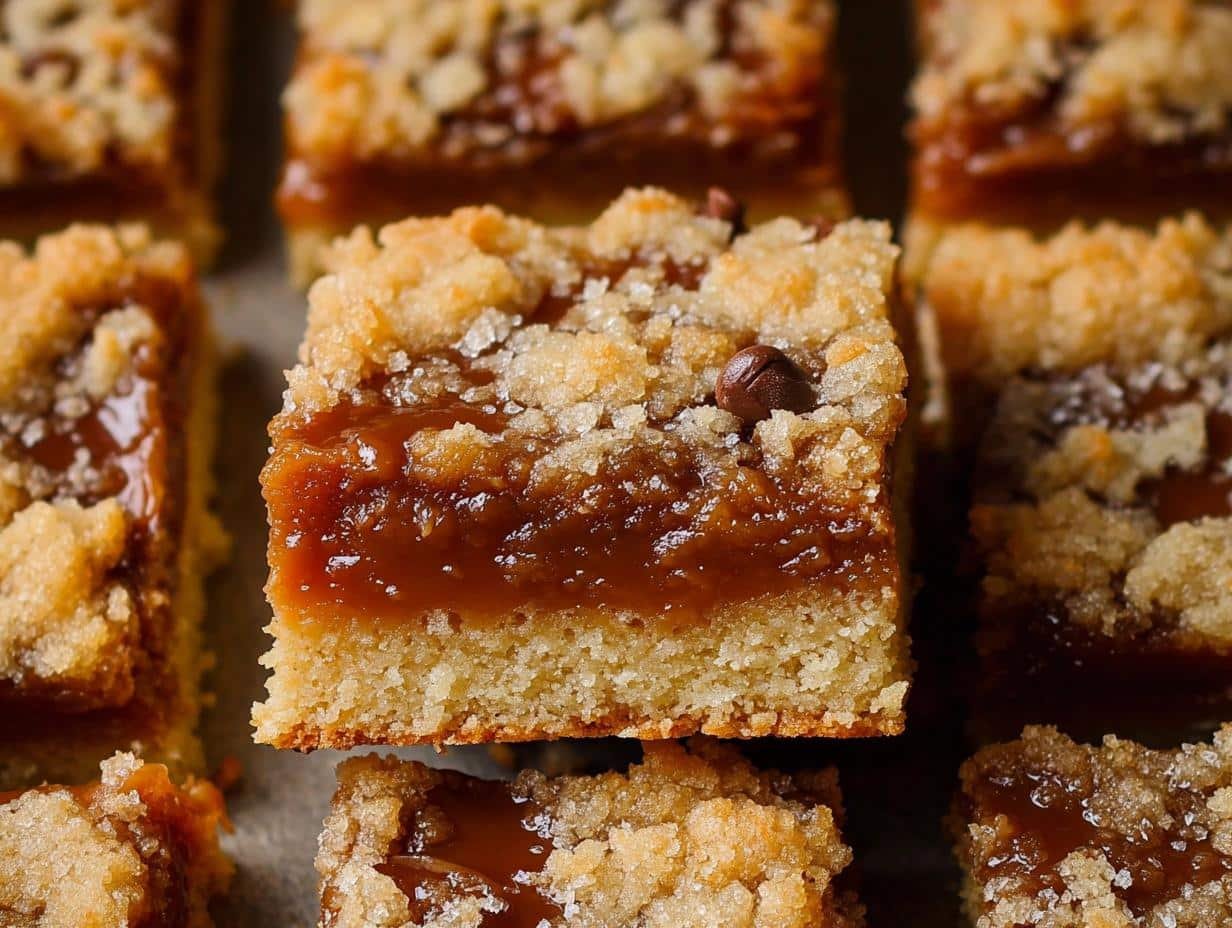 Caramel Cookie Bars: Amazing Gooey Treat - Caramel Cookie Bars - additional detail
