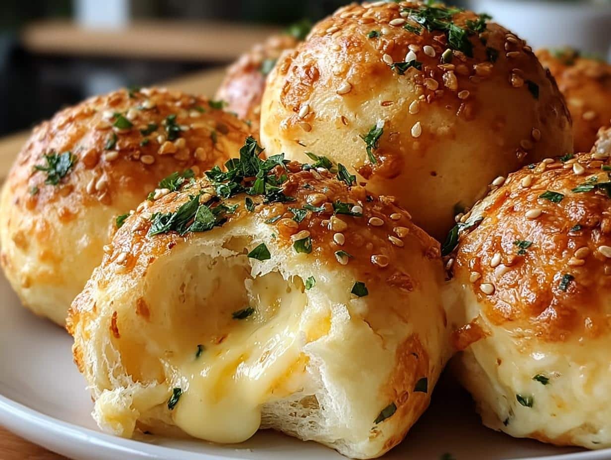 Cheesy Garlic Bombs Incredible