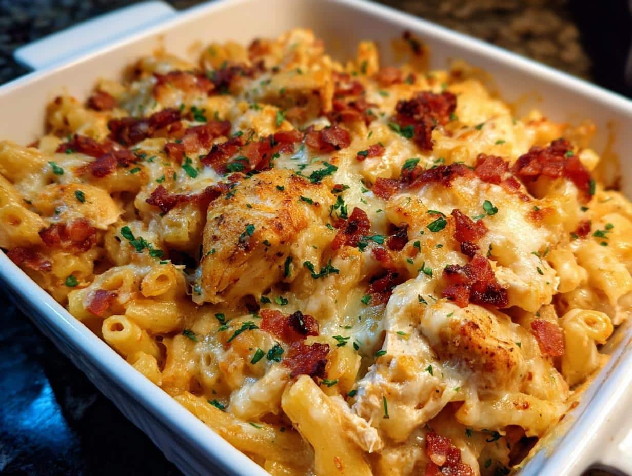 Cheesy Pasta Bake Chicken: 20-Min Comfort - Cheesy Pasta Bake Chicken - additional detail