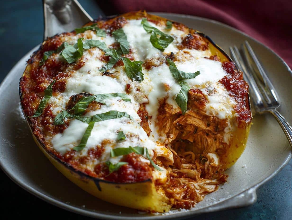 Chicken Parmesan Spaghetti Squash: Amazing Weeknight Dish - Chicken Parmesan Spaghetti Squash - additional detail