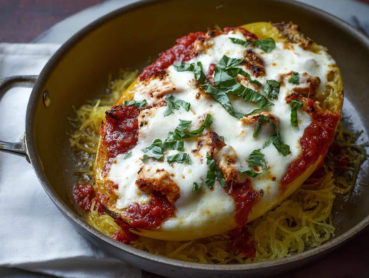 Chicken Parmesan Spaghetti Squash