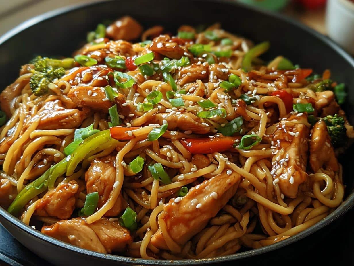 Chicken Teriyaki Noodles: Incredible Flavor - Chicken Teriyaki Noodles Incredible - additional detail
