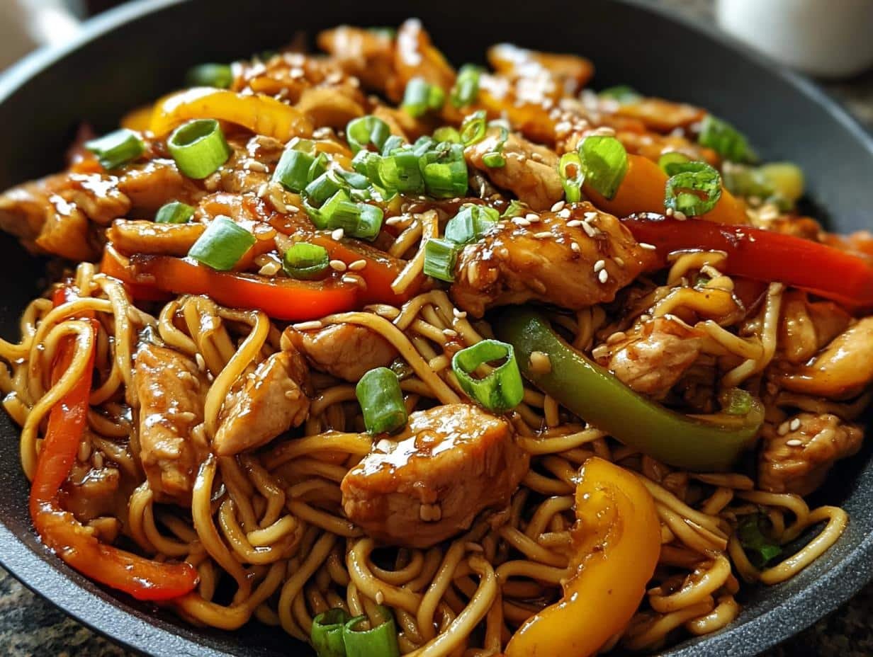 Chicken Teriyaki Noodles Incredible