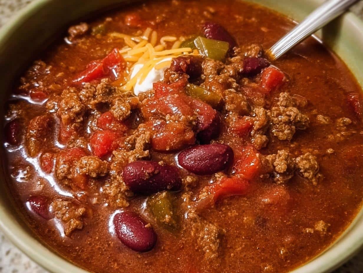 Chili: 1 Hour Comfort Food - Chili - additional detail