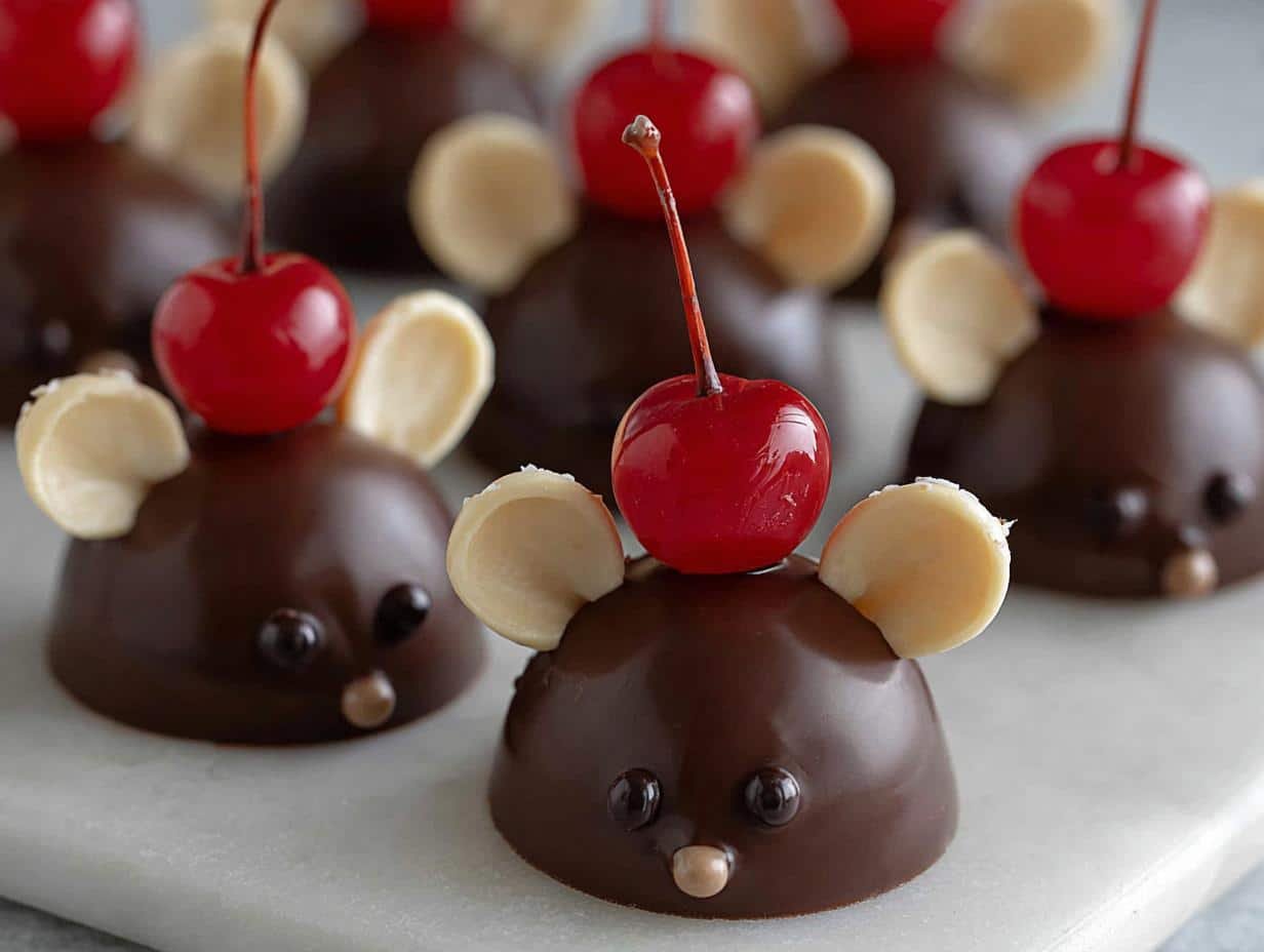 Chocolate Cherry Mice
