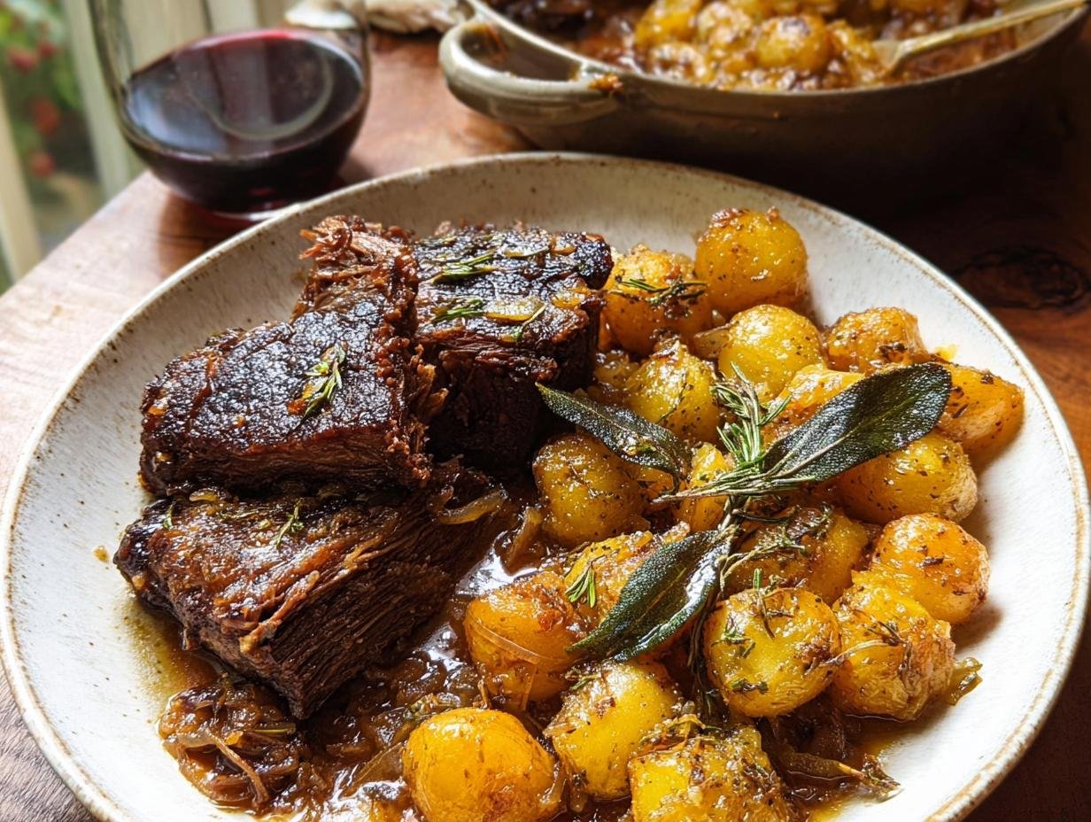 Cider Braised Pot Roast: Amazing 3-Hour Flavor - Cider Braised Pot Roast - additional detail