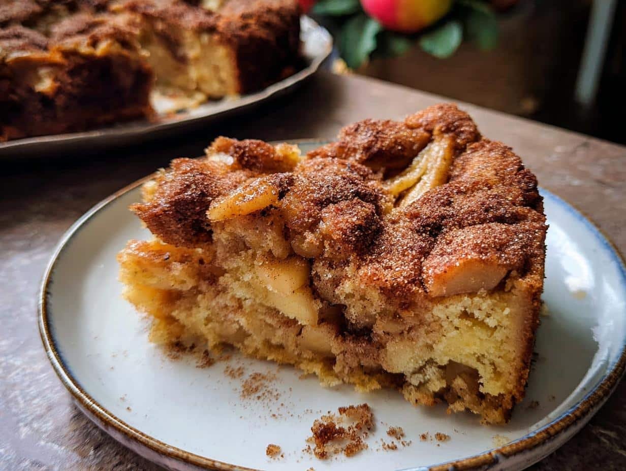 Cinnamon Sugar Apple Cake