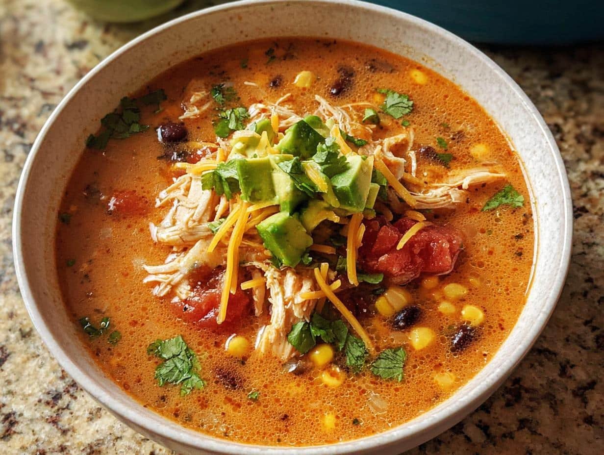 Creamy Chicken Taco Soup