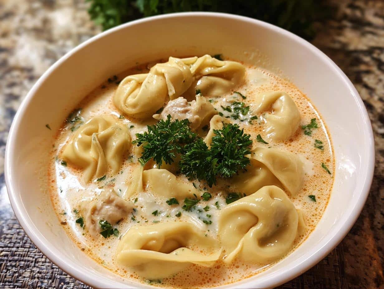 Creamy Tortellini Soup