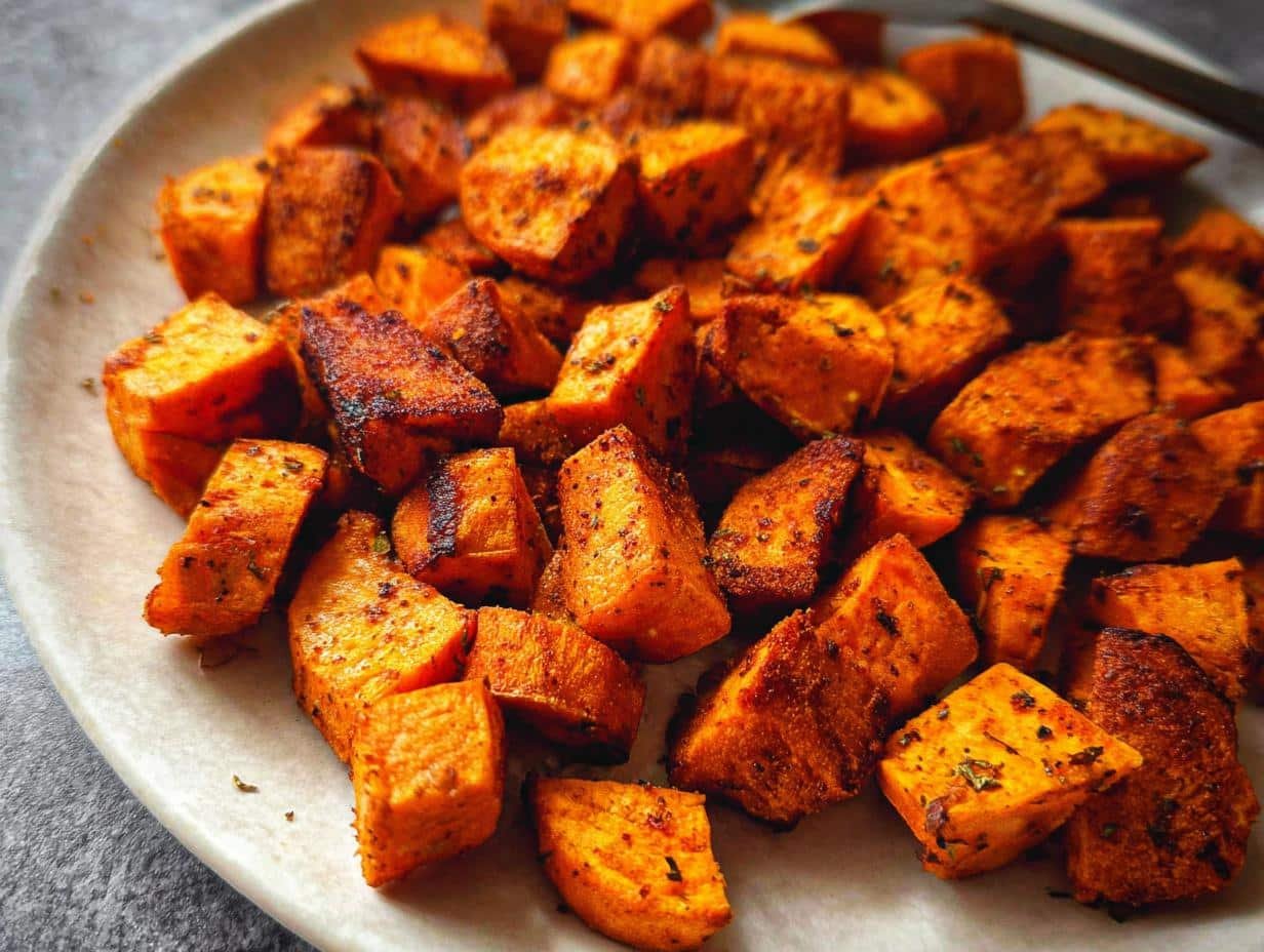 Crispy Roasted Sweet Potatoes