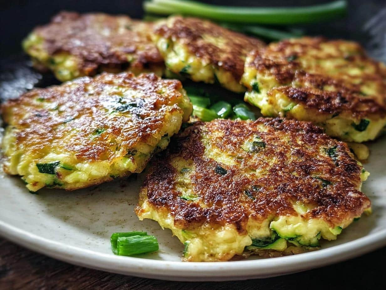 Crispy Zucchini Fritters: 2 Secrets to Perfection - Crispy Zucchini Fritters - additional detail