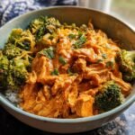 Crockpot Buffalo Chicken Broccoli