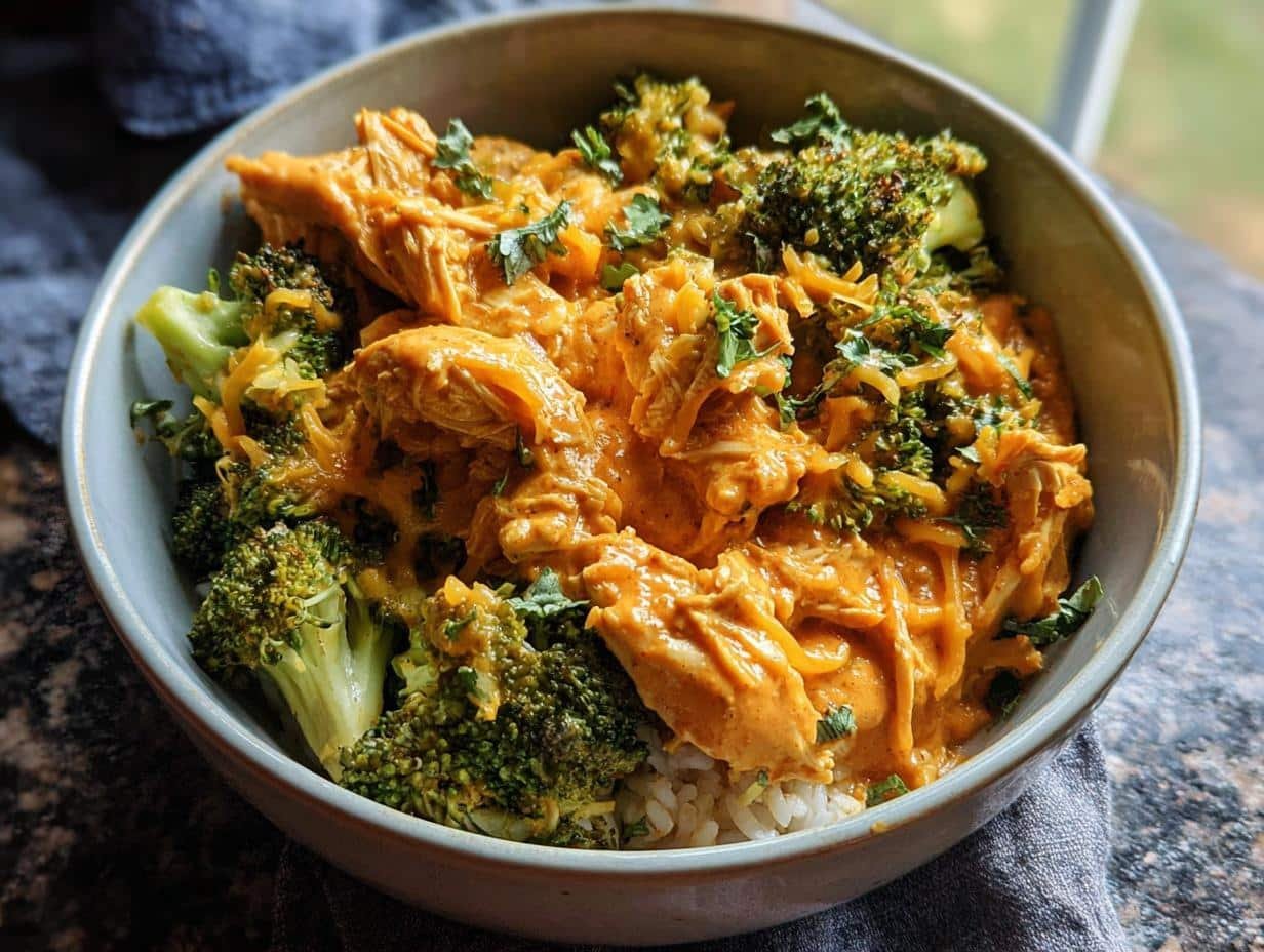 Crockpot Buffalo Chicken Broccoli: 1 Dish Bliss - Crockpot Buffalo Chicken Broccoli - additional detail