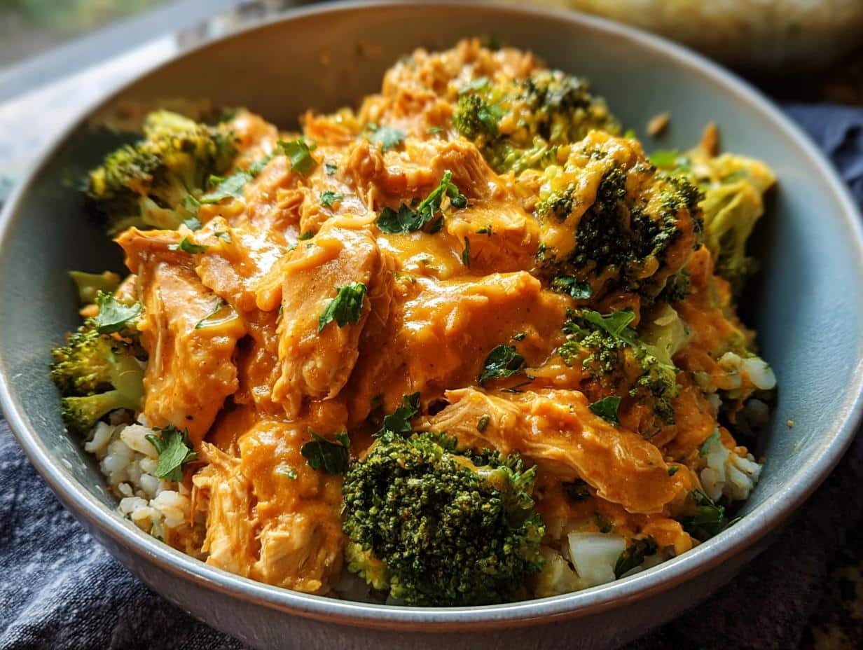 Crockpot Buffalo Chicken Broccoli: 1 Dish Bliss - Crockpot Buffalo Chicken Broccoli - additional detail