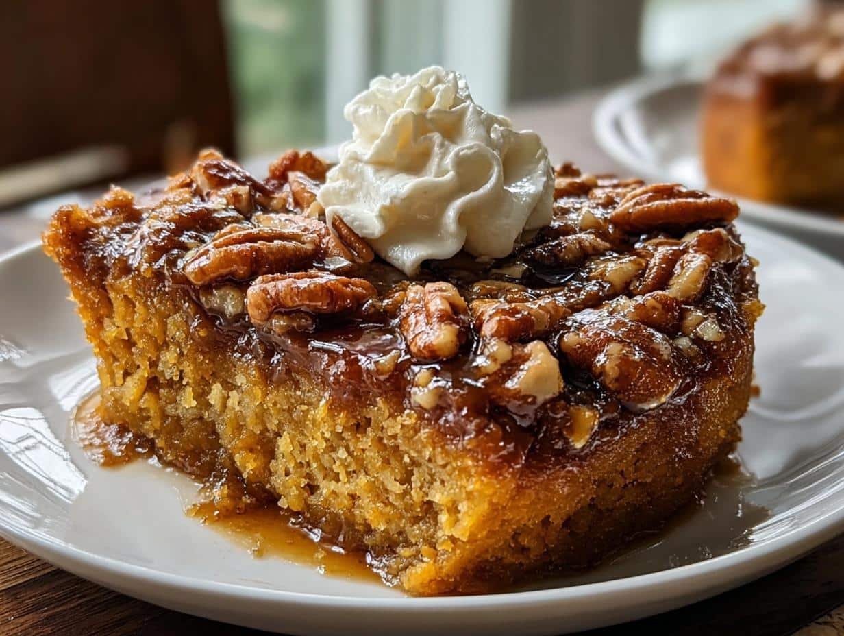 Easiest Caramel Pumpkin Cobbler: Your 1 fall bliss - Easiest Caramel Pumpkin Cobbler - additional detail