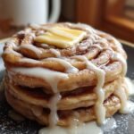 Fluffy Cinnamon Roll Pancakes