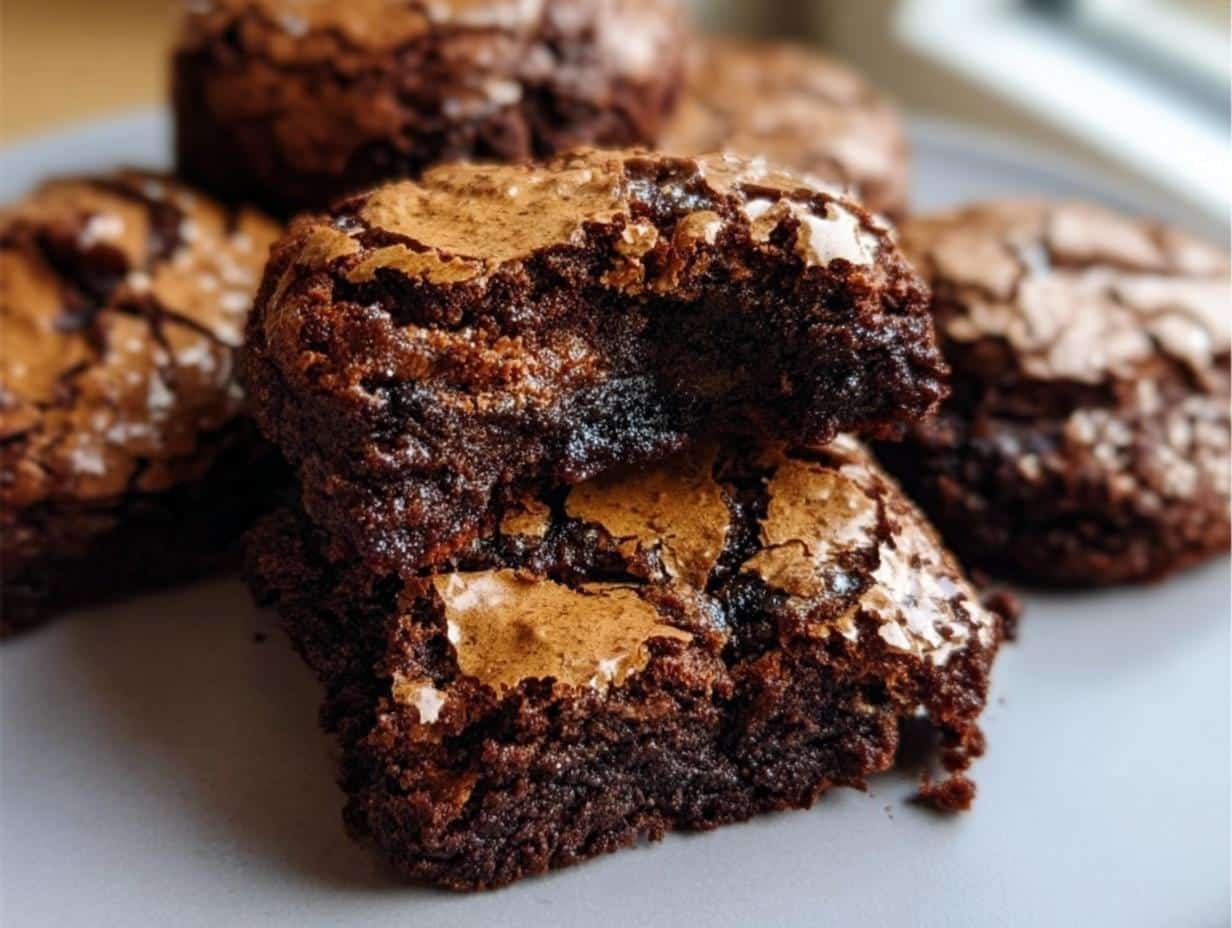Fudgy Chewy Brookies: Incredible 30-Minute Dessert - Fudgy Chewy Brookies - additional detail
