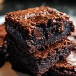 Fudgy Dark Chocolate Brownies