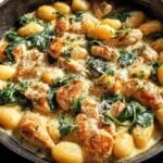 Garlic Chicken Gnocchi Skillet