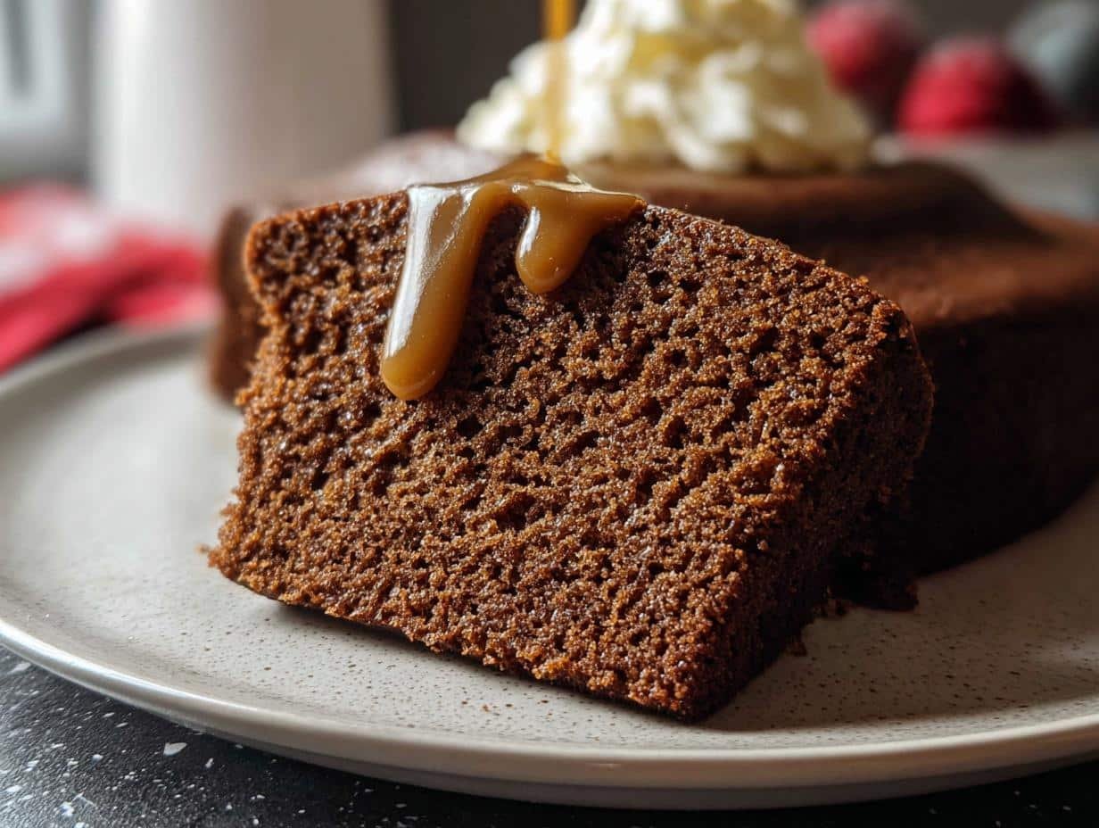 Amazing Gingerbread Cake: 15 Minute Prep - Gingerbread Cake - additional detail