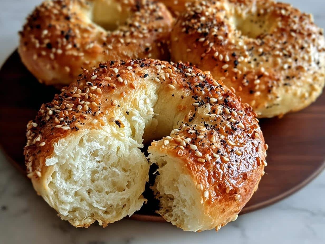 Greek Yogurt Bagels: Amazing protein-packed breakfast - Greek Yogurt Bagels - additional detail