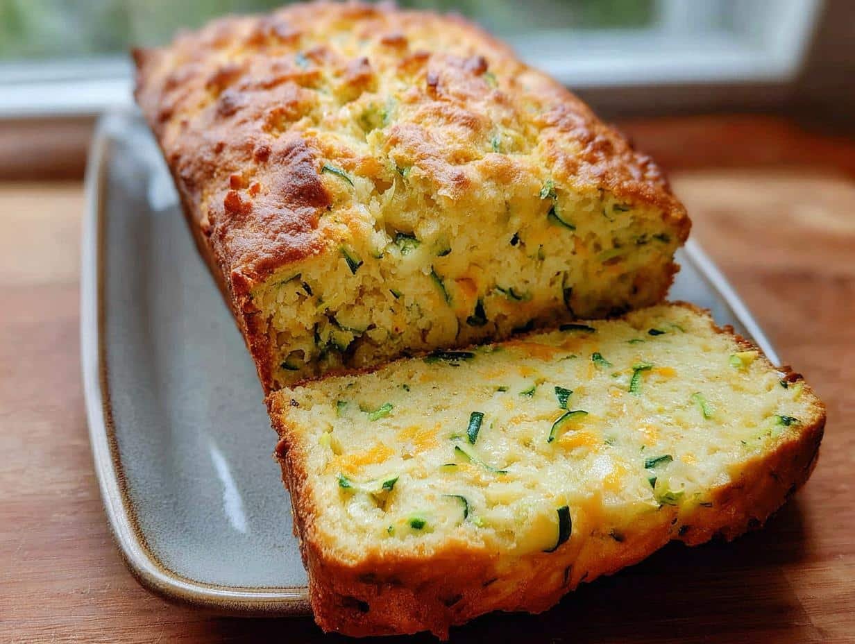 Green Onion Zucchini Cheddar