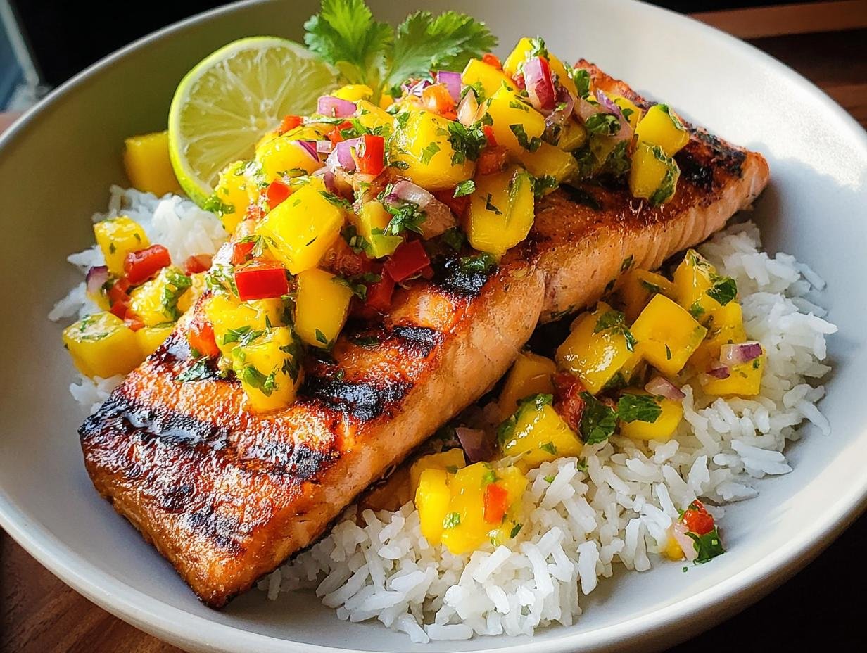 Grilled Salmon Mango Salsa: 4 Amazing Tips - Grilled Salmon Mango Salsa - additional detail