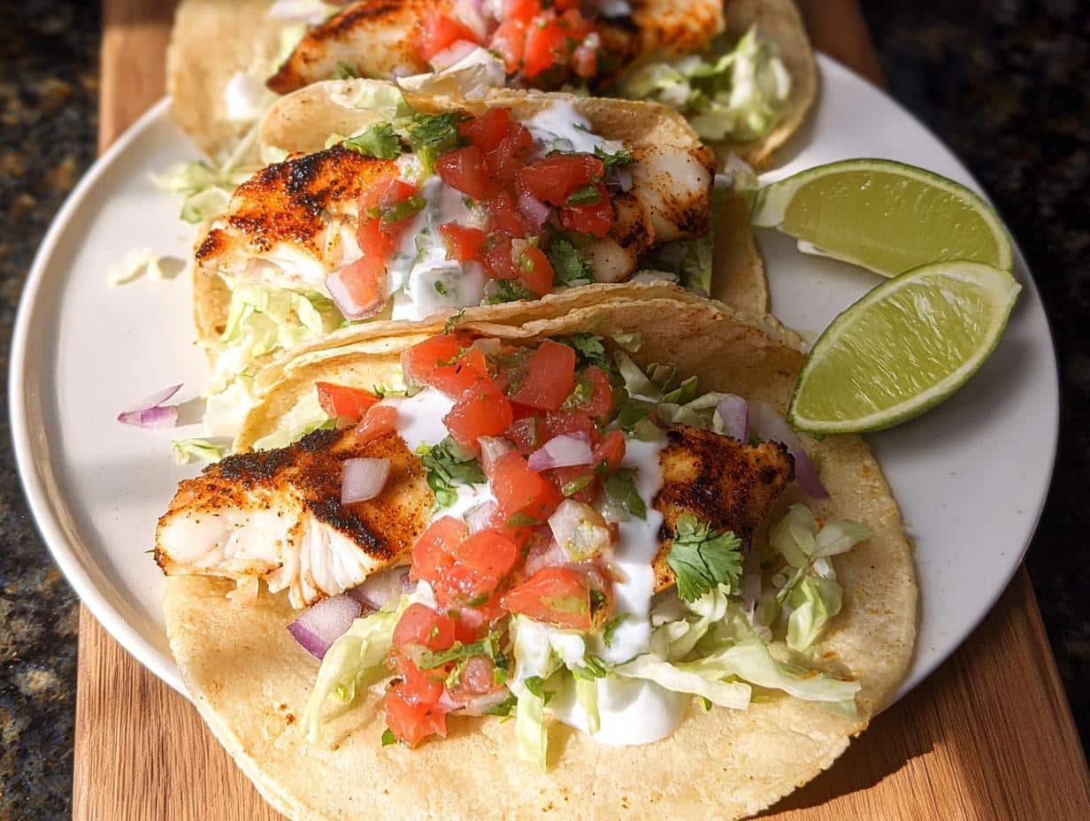 Grilled Tilapia Fish Tacos: Amazing & Easy - Grilled Tilapia Fish Tacos - additional detail